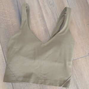 lululemon athletica Gold/Khaki Sports Bra